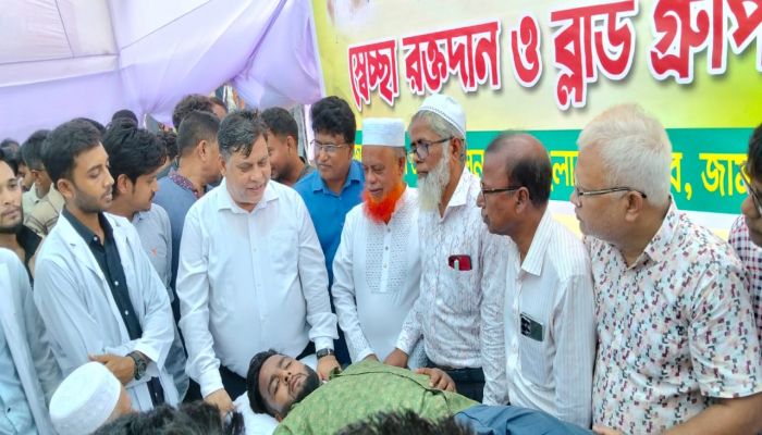 জামালপুর জেলা বিএনপির রক্তদান কর্মসূচি অনুষ্ঠিত